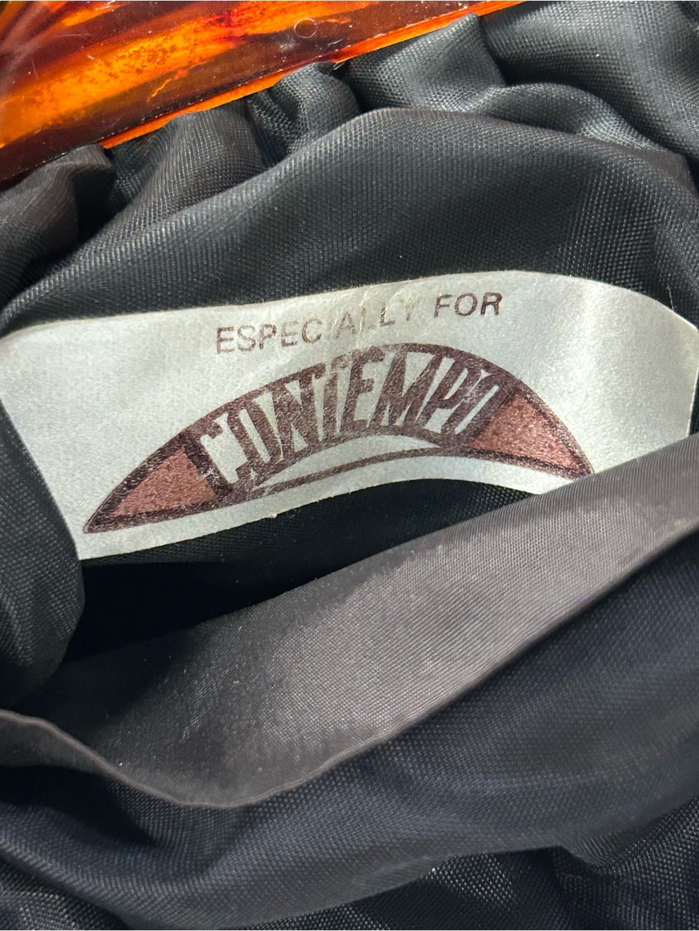 1970’s Carpet Baggers of America for Contempo velvet lucite bag - Picture 11 of 15